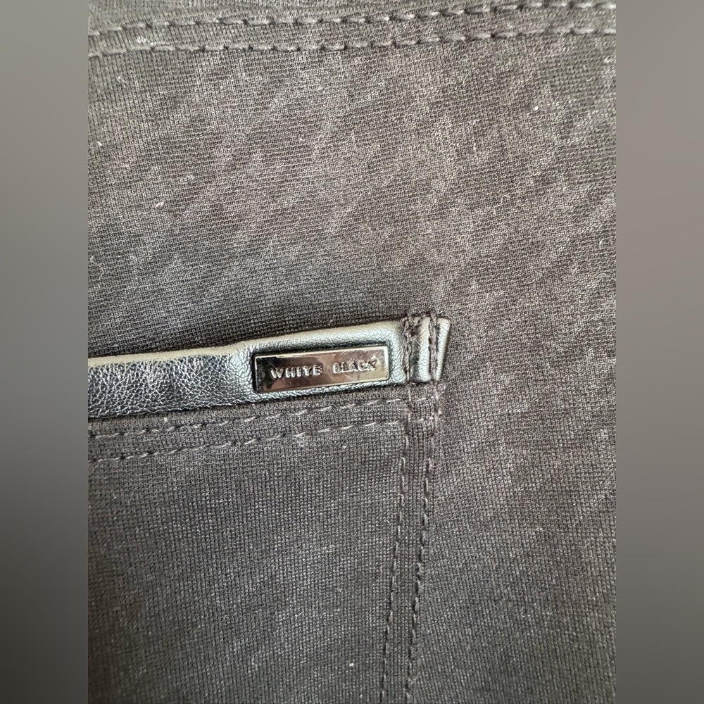 White House Black Market Textured Black Skinny Pants - Picture 6 of 11